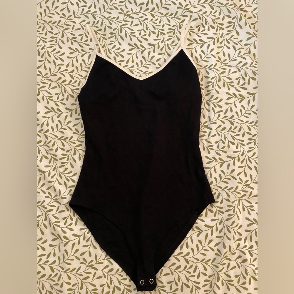 NWT black bodysuit F21